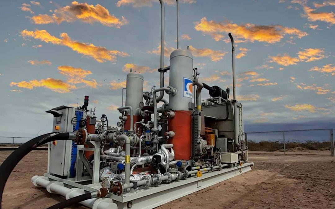 ASPRO поставляет газокомпрессорное оборудование для Vaca Muerta в Патагонии, Аргентина.