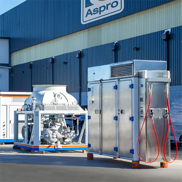 Aspro equipment at the Tigre plant